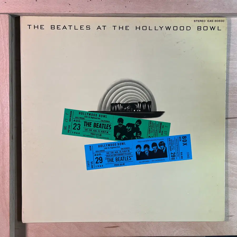 The Beatles At The Hollywood Bowl 일본 1977년 LP
