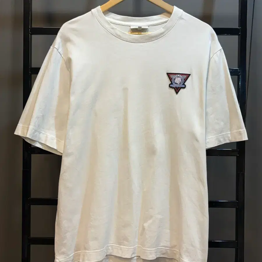 [S] 메종키츠네 Maison Kitsune 서프 콜라주 오버사이즈 티셔츠 화이트 8.9