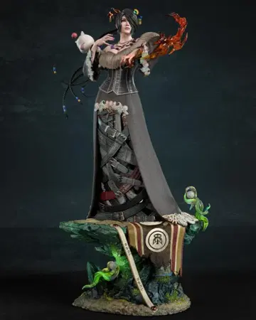 1/8 미도색 미조립 피규어 레진 키트 루루 27CM