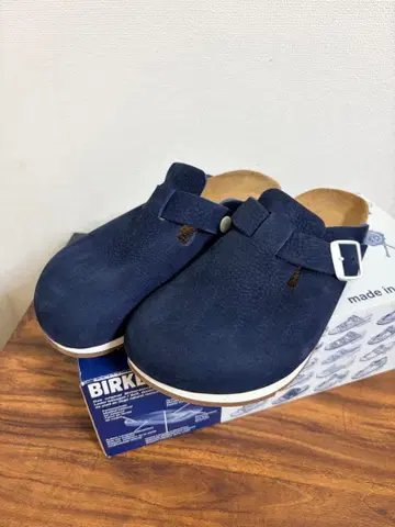 Birkenstock 보스턴 네이비색 24.0cm 새상품
