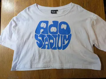 Ado 공식 굿즈 Ado STADIUM T셔츠 화이트 오키메 (XL)