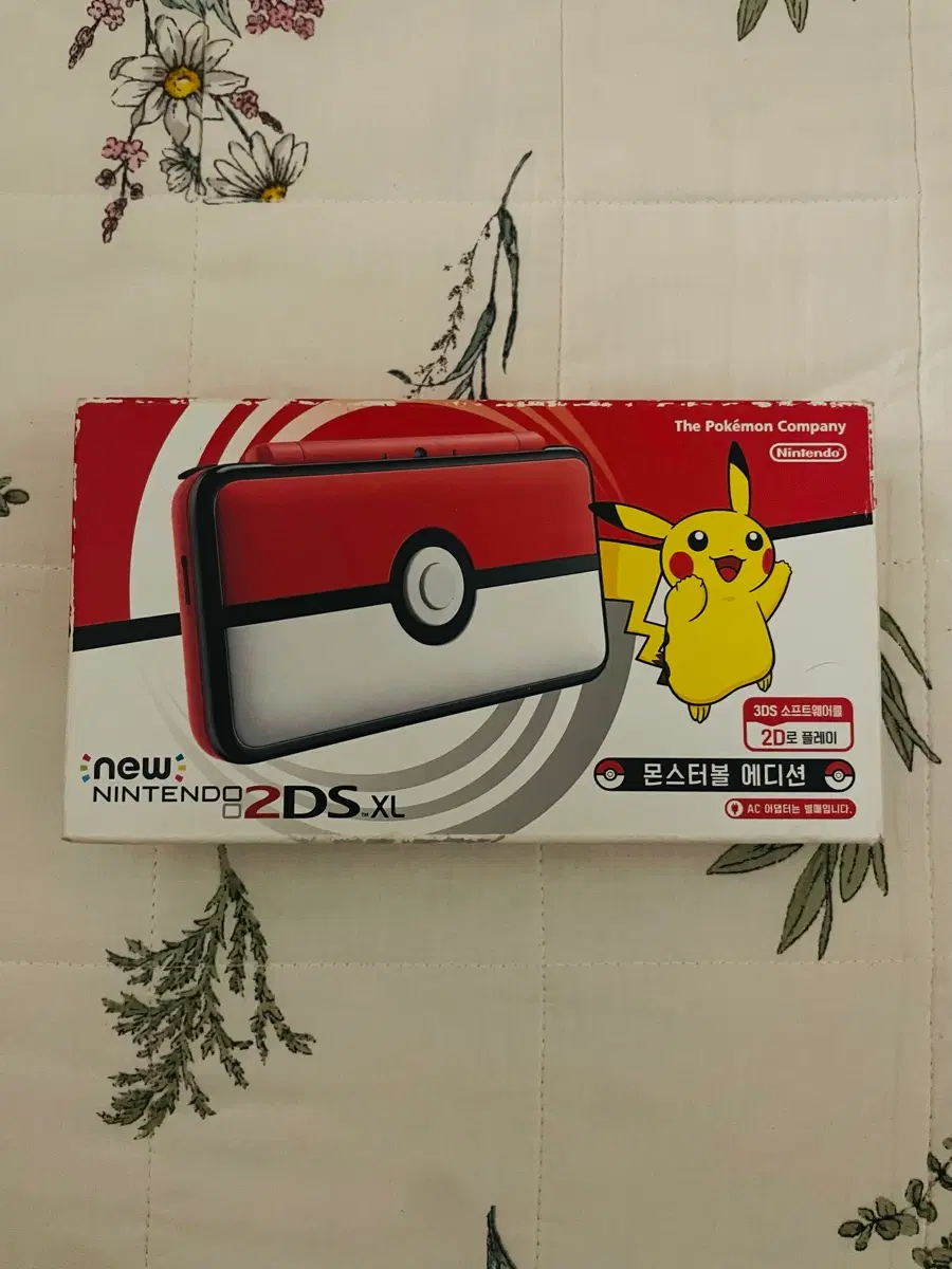 NEW 닌텐도 2DS XL 포켓몬 몬스터볼 에디션(풀박스,뉴투다수)+커비 로보보 플래닛