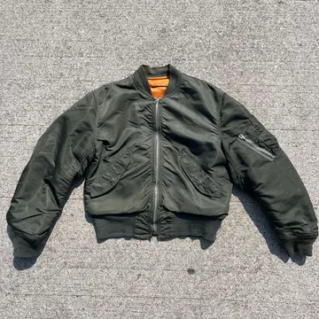 USAF 70s 60s L-2B 플라이트 자켓 M 알루미늄 지퍼 USA