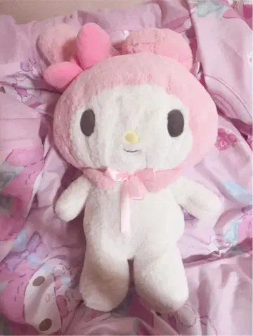 산리오 마이멜로디 봉제 인형 핑크