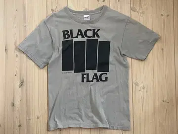 BLACK FLAG 블랙 플래그 T셔츠 그레이 anvil