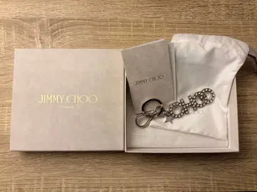 최종 가격 JIMMY CHOO 크리스탈 로고 키링