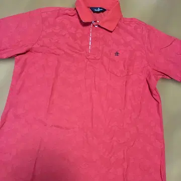 Munsingwear 골프 셔츠 레드 LL