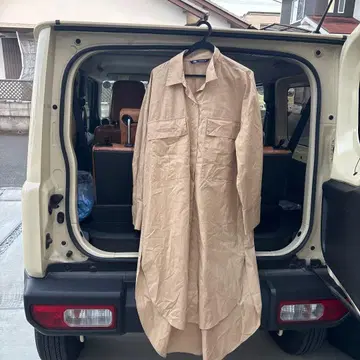 ZARA 롱 셔츠 베이지 M 사이즈