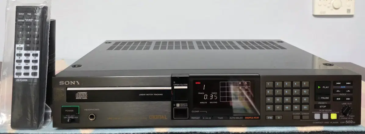 소니 CD 플래이어 CDP-502ES