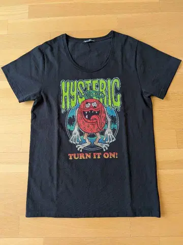 HYSTERIC GLAMOUR 스트로베리 몬스터 티셔츠