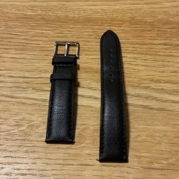 [새상품급] 카미유 포르네 시계용 가죽 벨트 블랙 19mm