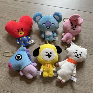 BTS BT21 봉제 인형 마스코트 6체 세트