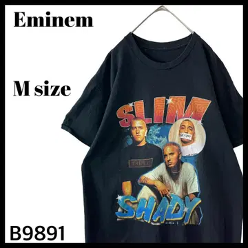 EMINEM 에미넴 슬림셰이디 사진 T셔츠 HIPHOP M 상당