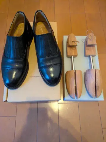 Hender Scheme 프론트 고어 레더 슈즈