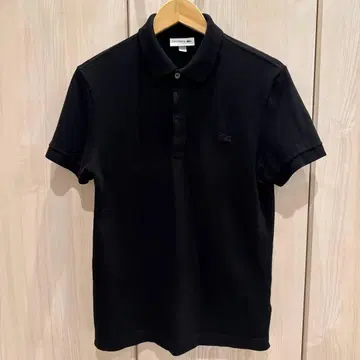 LACOSTE 피케 셔츠 블랙