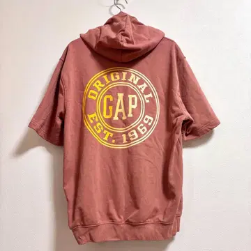 GAP 옵티컬 오리지널 안장 슬리브 숏 슬리브 후디 M