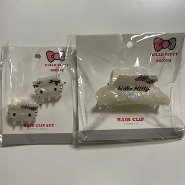 HELLO KITTY 3COINS 헤어 클립 세트