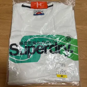 [ 초레어 ] Superdry 극도 건조하셔 T셔츠 화이트 M 미개봉