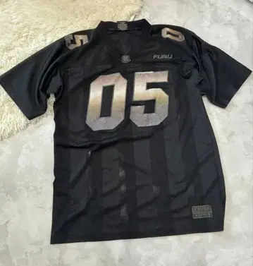 FUBU 90s 게임 풋볼 셔츠 블랙 05 Y2K