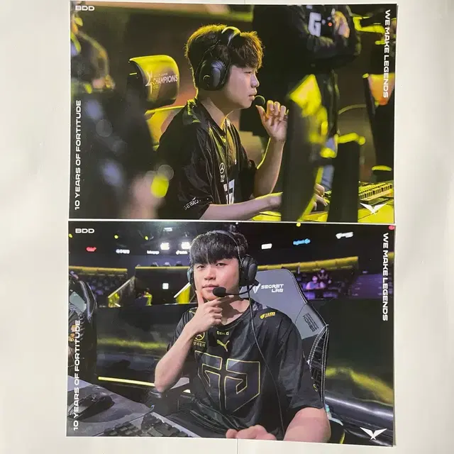 MSI 팬페스타 비디디 bdd 10주년 기념 엽서