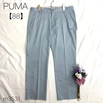 푸마 PUMA 캐주얼 팬츠 골프 롱 팬츠 그레이 블루 [ 88 ]