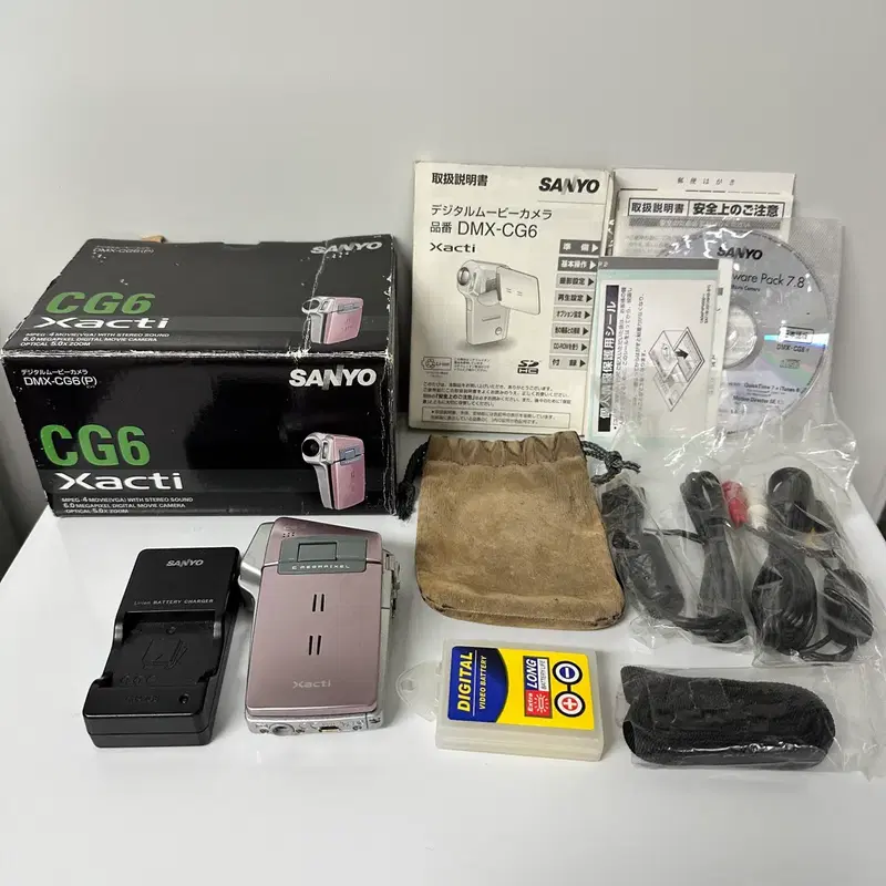 산요 작티 CG6 sanyo xacti cg6 핑크 (희귀디카)
