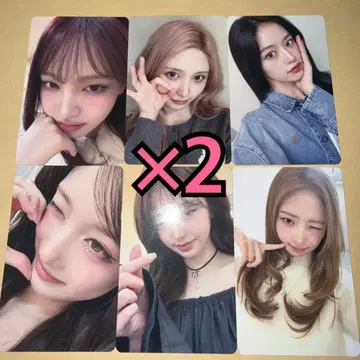 IVE 트레이딩 카드 LUCIDDREAM 회장 한정판 4/12 오사카 6종 컴프 x 2