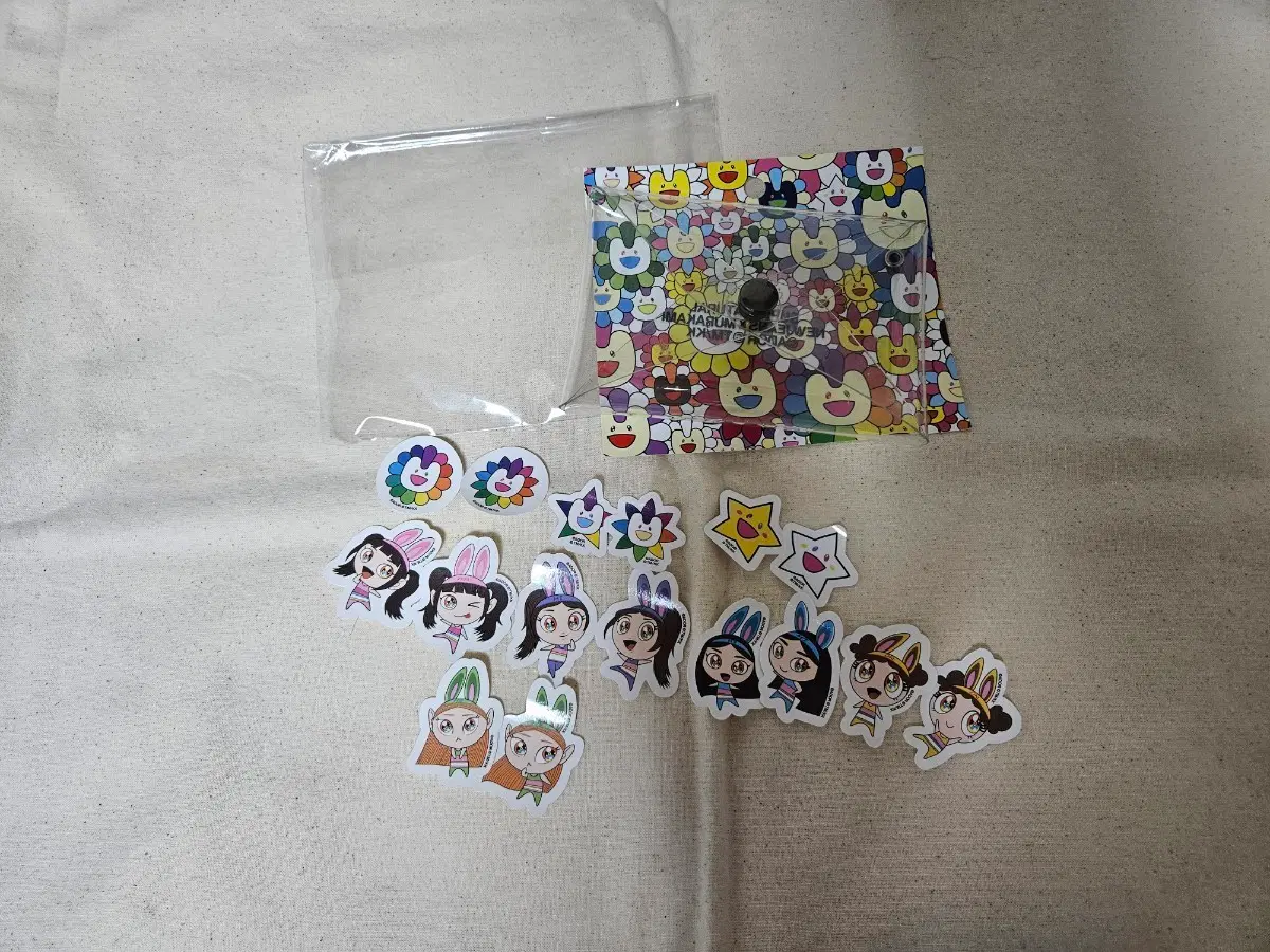 뉴진스 무라카미 pvc 스티커 팩