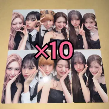 IVE 트레이딩 카드 LUCIDDREAM 회장 한정판 4/19 오사카 6종 컴프 x 10