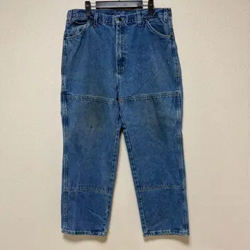 00년대 Dickies 더블니 데님 팬츠