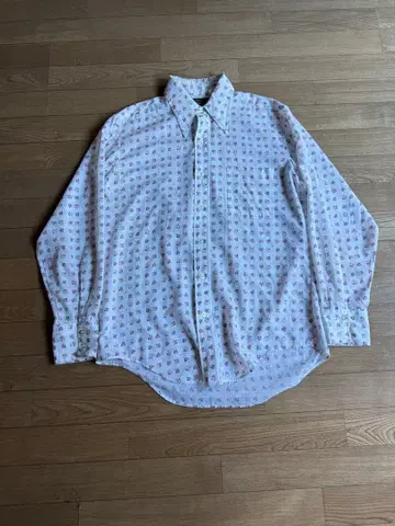 [ 70s ] TOWNCRAFT JCPenney 올 패턴 꽃무늬 셔츠 빈티지
