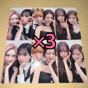 IVE 트레이딩 카드 LUCIDDREAM 회장 한정판 4/19 오사카 6종 컴프 x 3