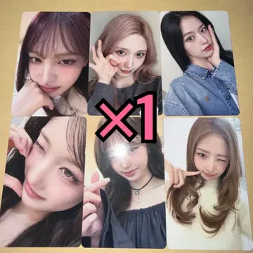 IVE 트레이딩 카드 LUCID DREAM 회장 한정판 4/12 오사카 6종 컴프 2