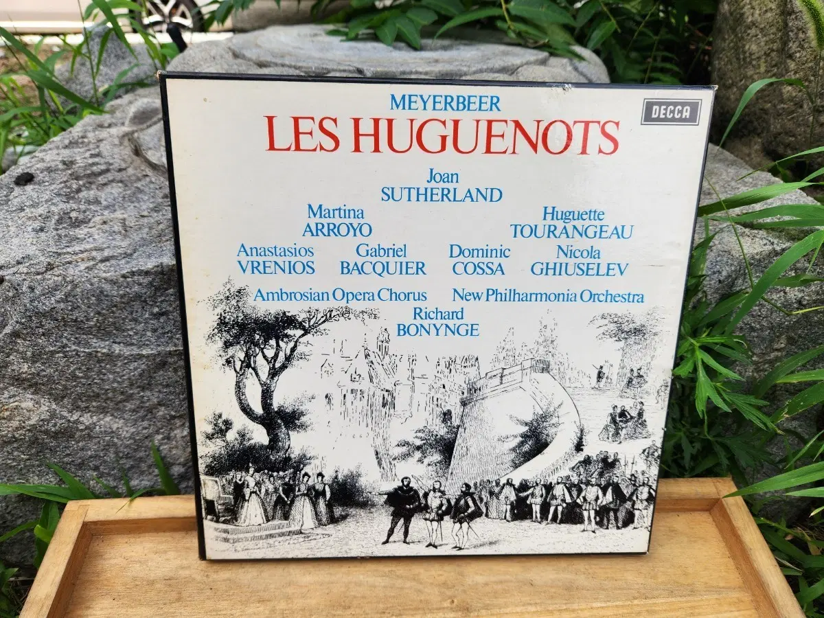 수입LP/자코모 마이어베어.5막 그랜드 오페라 '위그노 교도(Les Huguenots)4LP