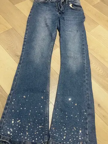 ZARA 비쥬 플레어 데님 팬츠