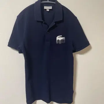 라코스테 피케 셔츠 네이비 슬림핏