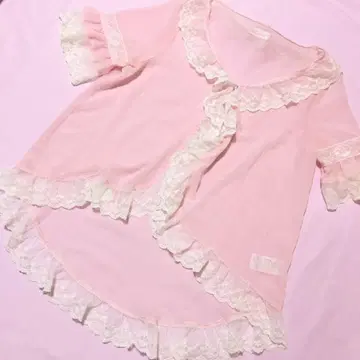 리즈리사 마이멜로디 시어 볼레로 가디건 핑크