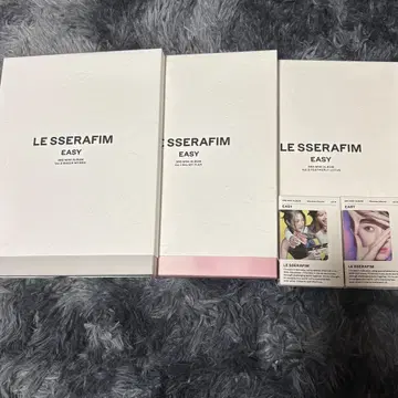 LE SSERAFIM EASY 3rd Mini Album 포토카드 세트