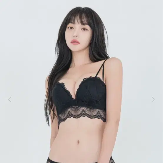 도로시와 필러브라 클레어 세트 75A 블랙 란제리코어 레이스