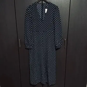 ZARA WOMAN 자라 도트 무늬 긴팔 올인원
