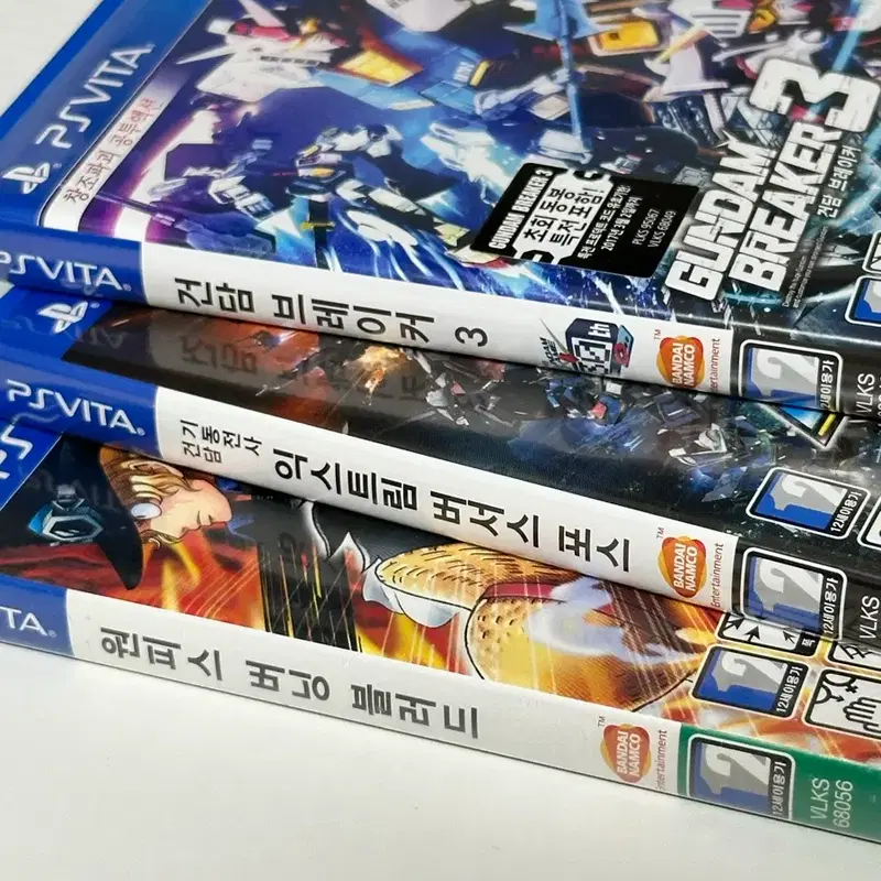 PSVITA 게임 3종 일괄 (원피스, 건담)