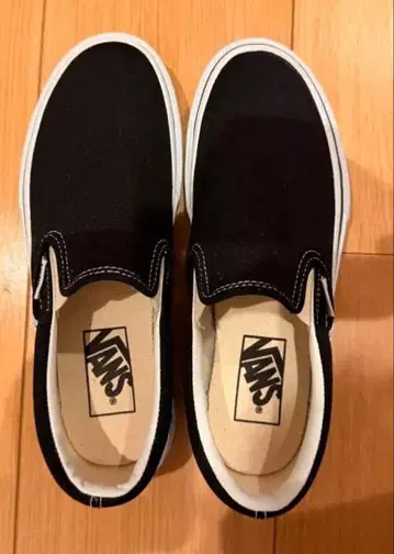 VANS 슬립온 블랙 22.5cm