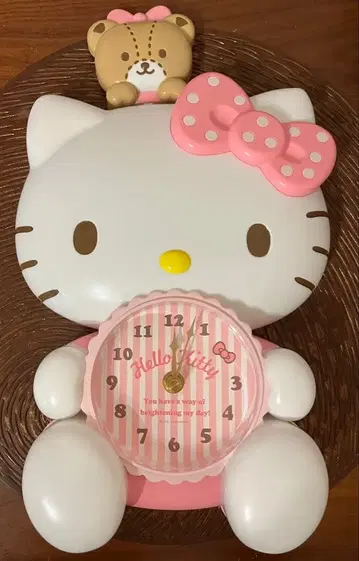 키티 타이니참 벽걸이 시계