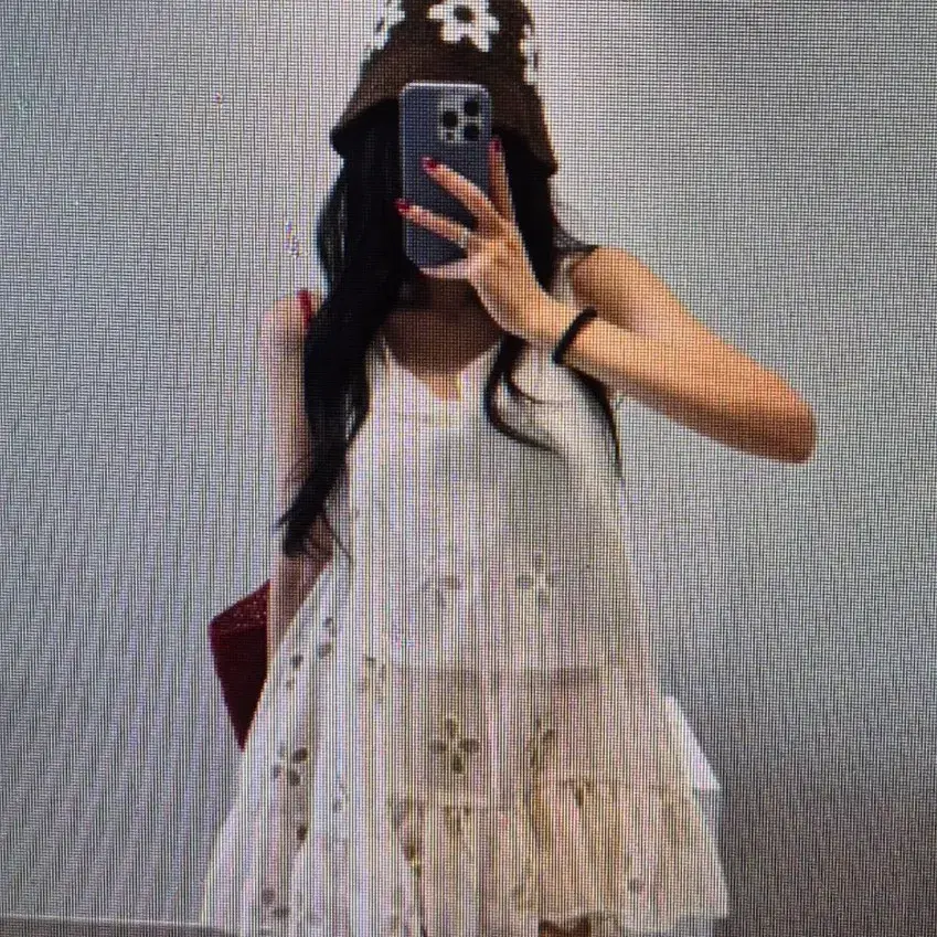 (해외배송)아이보리 민소매 원피스