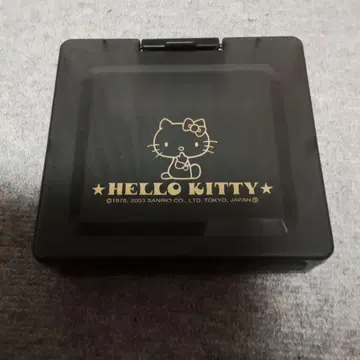 헬로키티 문구 케이스 CD 사이즈 블랙 일본 한정판