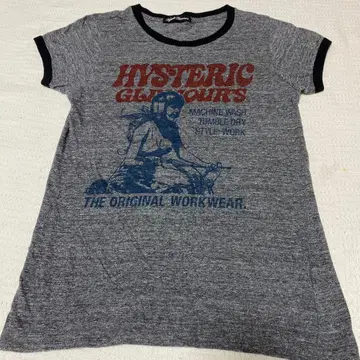 HYSTERIC GLAMOUR 바이크 걸 티셔츠