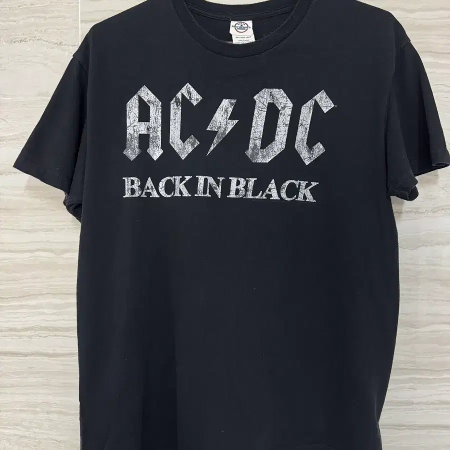 ACDC Back in Black 밴드티