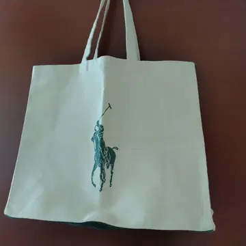 [해외 구매 (미국)] 폴로 랄프 로렌 토트백 (베이지 x 카키)