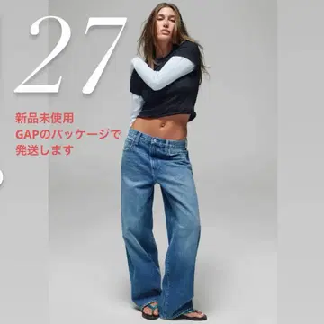 GAP The Hailey 엑스트라 배기 데님 헤일리 비버 27