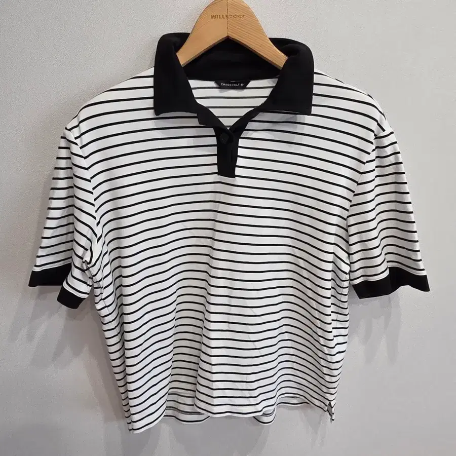 CHASECULT 90 스트라이프 카라티 블랙